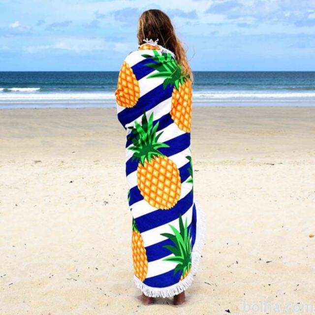 Okrogla brisača ananas