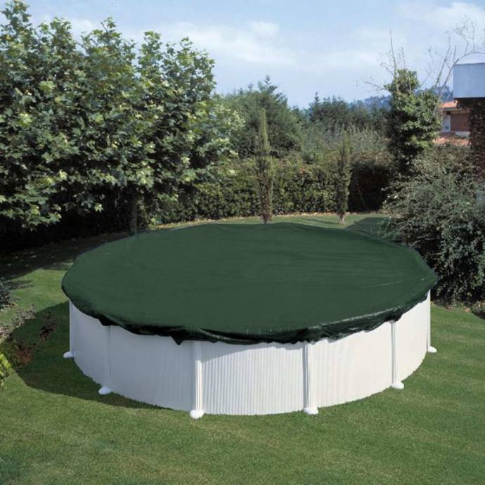 Summer Fun Zimsko pokrivalo za bazen okroglo 460 cm PVC zeleno