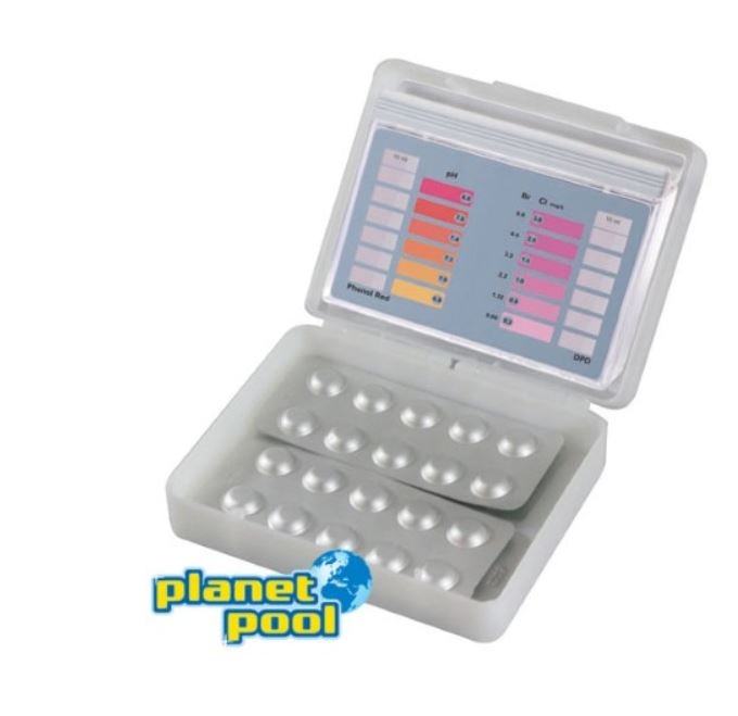 Tester za merjenje pH in klora v bazenu