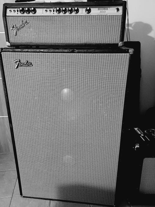 1975 Fender Bassman 100 & 2×15 Dual Showman 1969