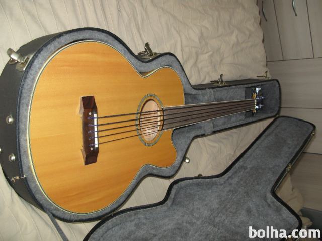 Bas kitara Epiphone Fretless Acoustic 5