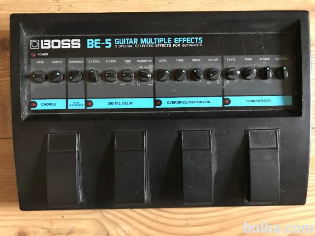 Boss BE-5, analogni multiefekt,compresor.overdrive,delay,