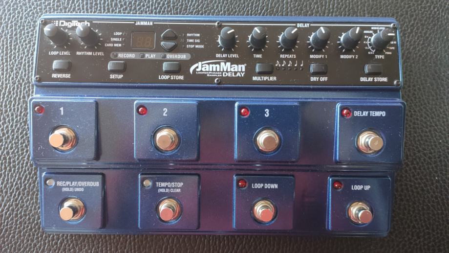 DigiTech JamMan Delay Looper Phrase/Sampler