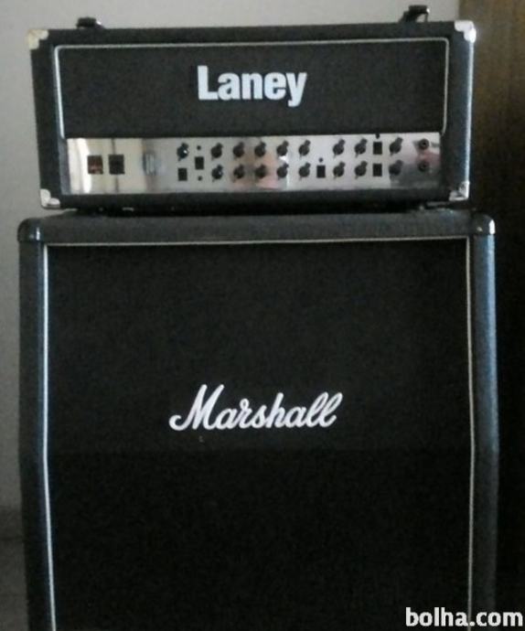 Laney VH100R + Marshall 1960A Vintage, kot novo, Greenback`s