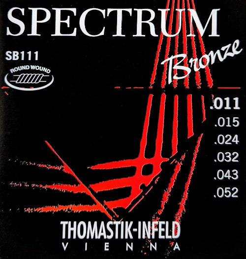 Thomastik SB111 Spectrum Bronze Round Wound Acoustic Guitar Strings