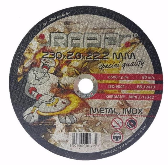 Inox rezalni disk 230mm za kotne brusilnike