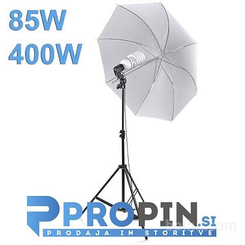 Foto studio dežnik 83cm - 85W (400W)