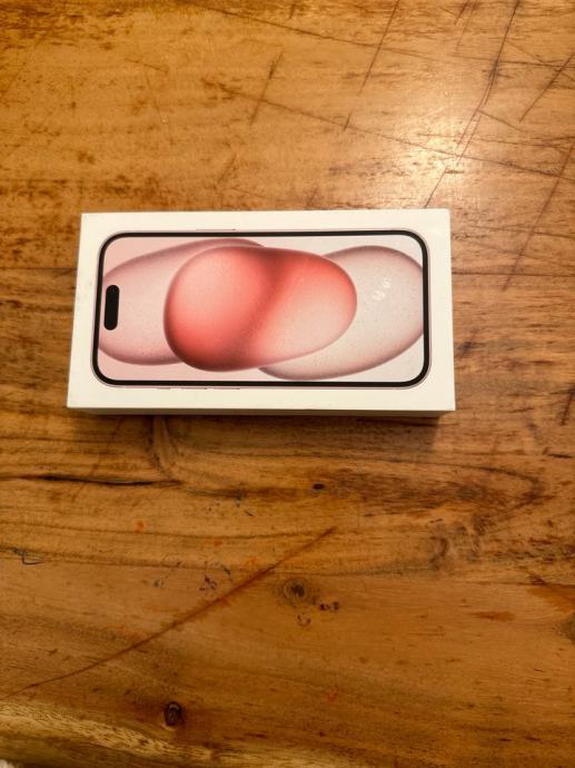 Apple iPhone 15 pink 128GB novo