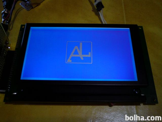 KETRON LCD prikazovalnik display X1, X4, SD1, SD3 moder blue