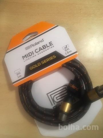 MIDI kabel Roland Gold Series, 1,5 m.