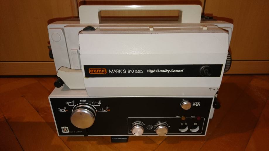 Eumig filmski tonski projektor Mark S 810, znižan s 100 na 80 evrov