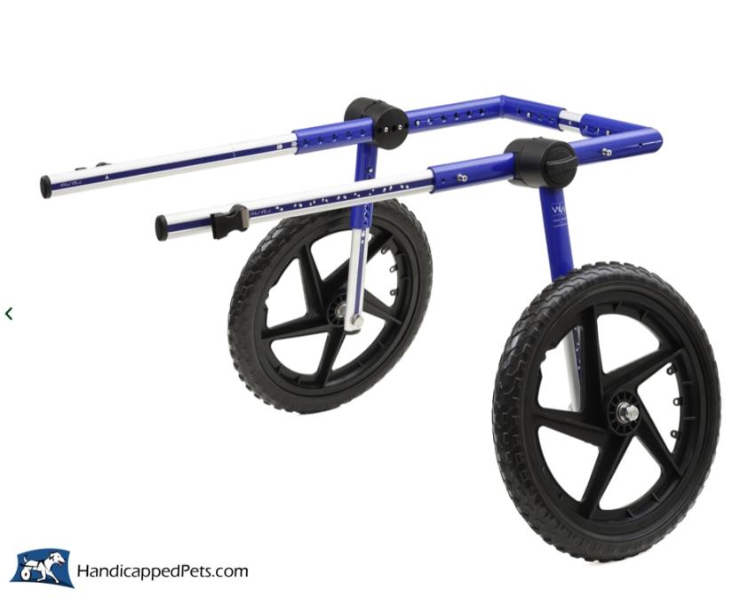 Invalidski voziček Walkin Wheels za psa velike pasme