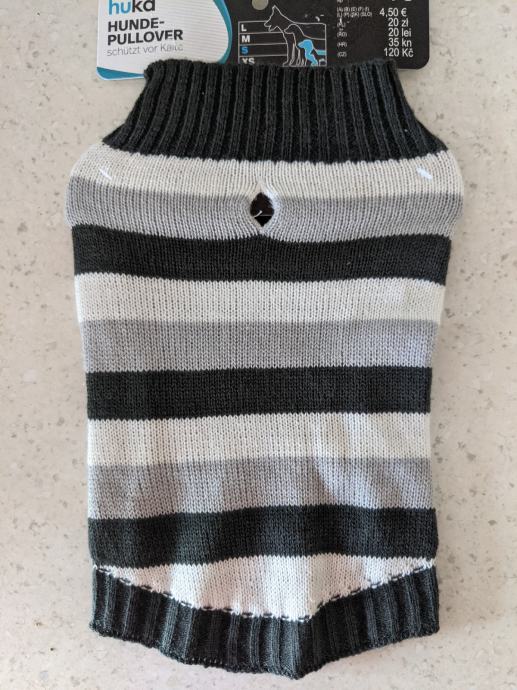 Nov pasji pulover št S/30cm