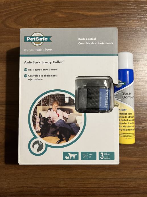 PetSafe AntiBark Spray Collar uspešno proti laježu