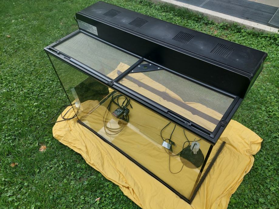 Terarij exo terra 90x45x60 s pokrovom za žarnice