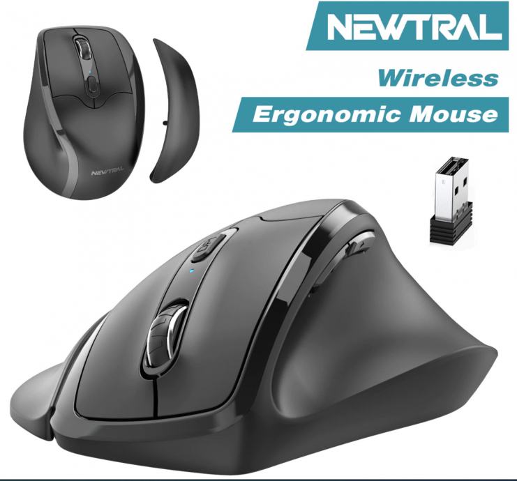 Newtral brezžična ergonomična miška
