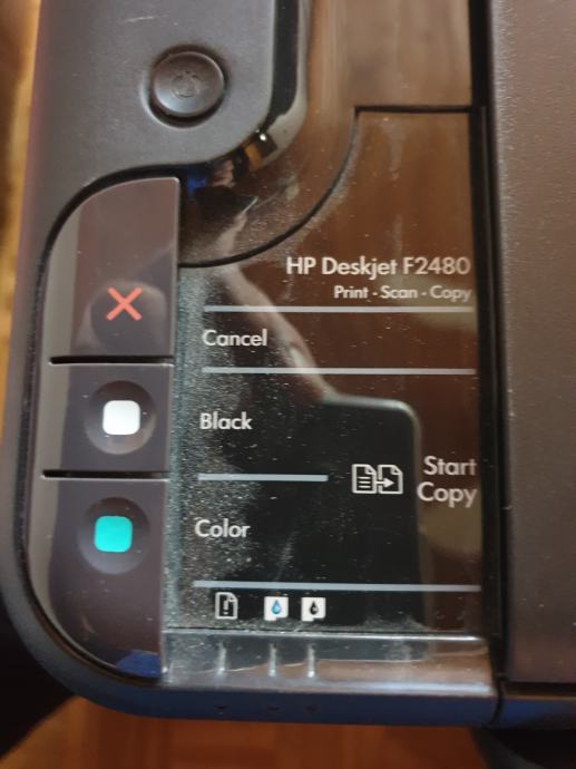 HP  DeskJet F2480  printer-skejner- copirc