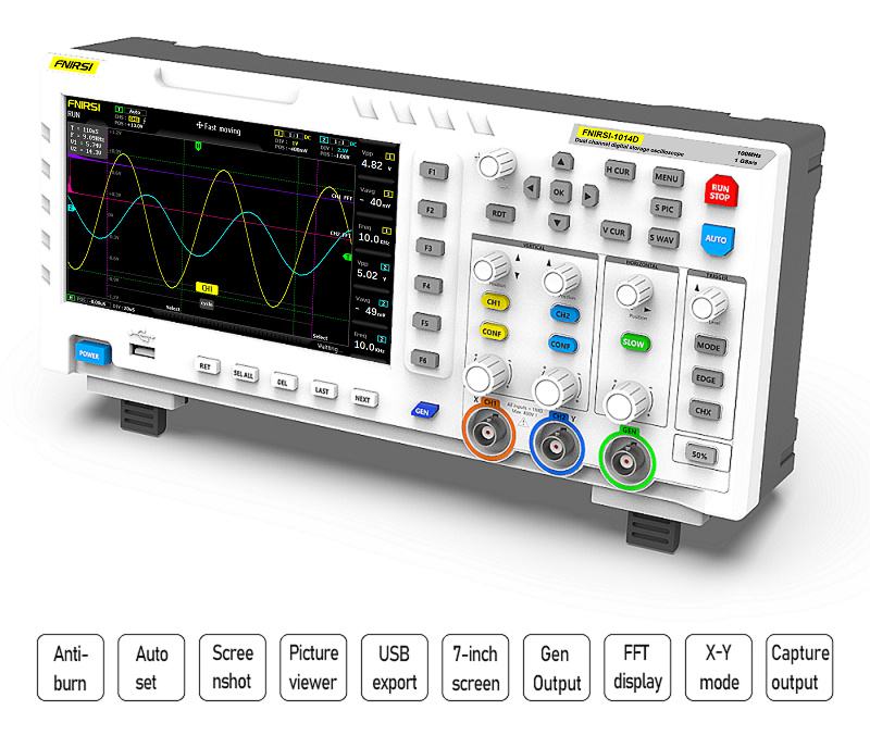 Osciloskop - Signal generator - 2-kanalni Digitalni osciloskop 100MHz