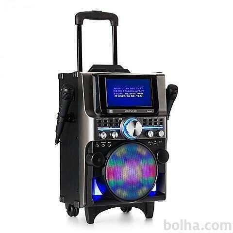 Auna Pro DisGo Box 360, BT karaoke sistem, 2 mikrofona, HDMI, BT, L...