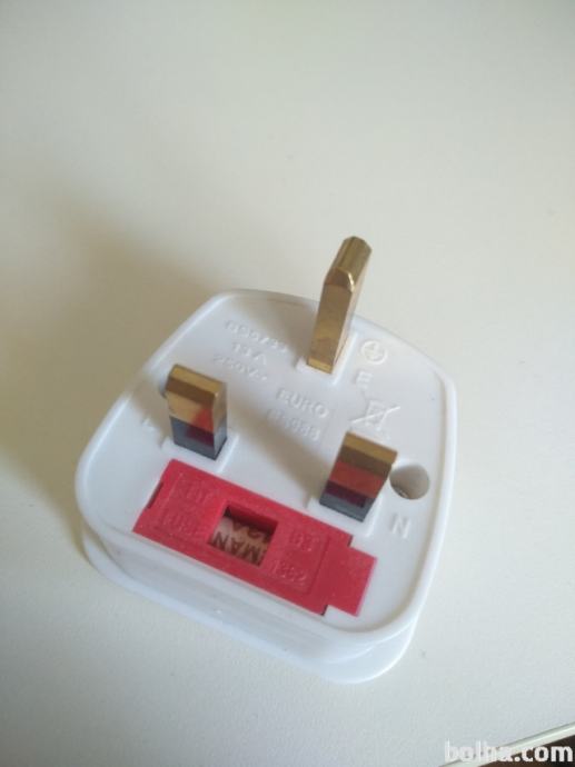 Britanski Adapter adapter evropska vtičnica na britanski vtič