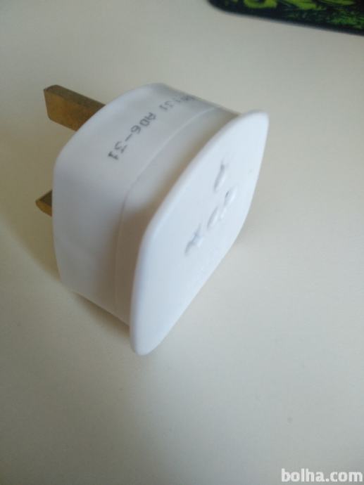 Britanski Adapter adapter evropska vtičnica na britanski vtič