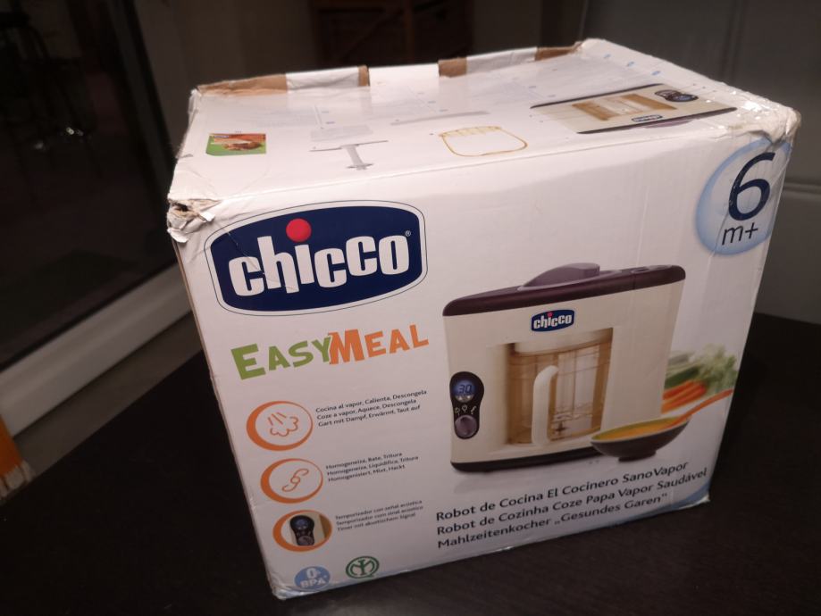 Chicco easy meal, kuhalnik na paro
