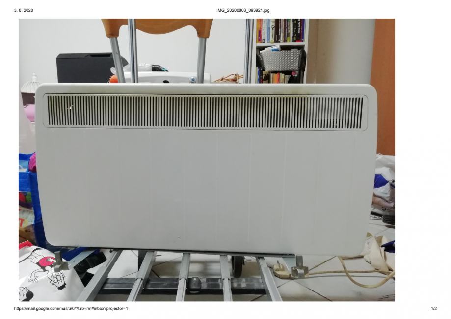 El. radiator 2000 W