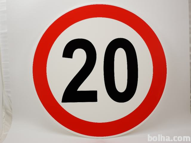 Prometni znak omejitev 20