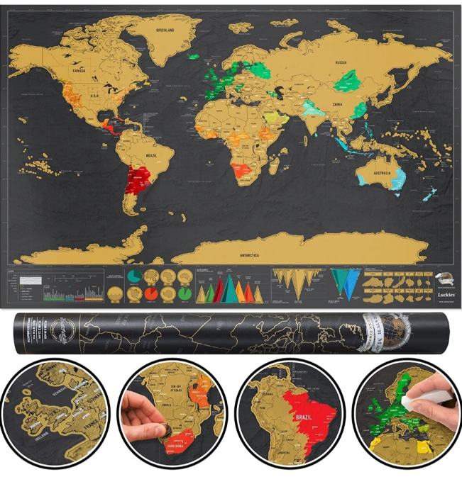 Scratch it! Zemljevid sveta NOV