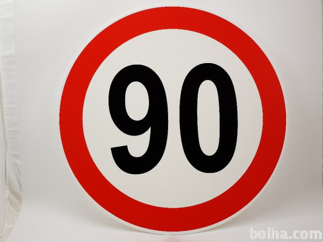 Znak omejitev 90