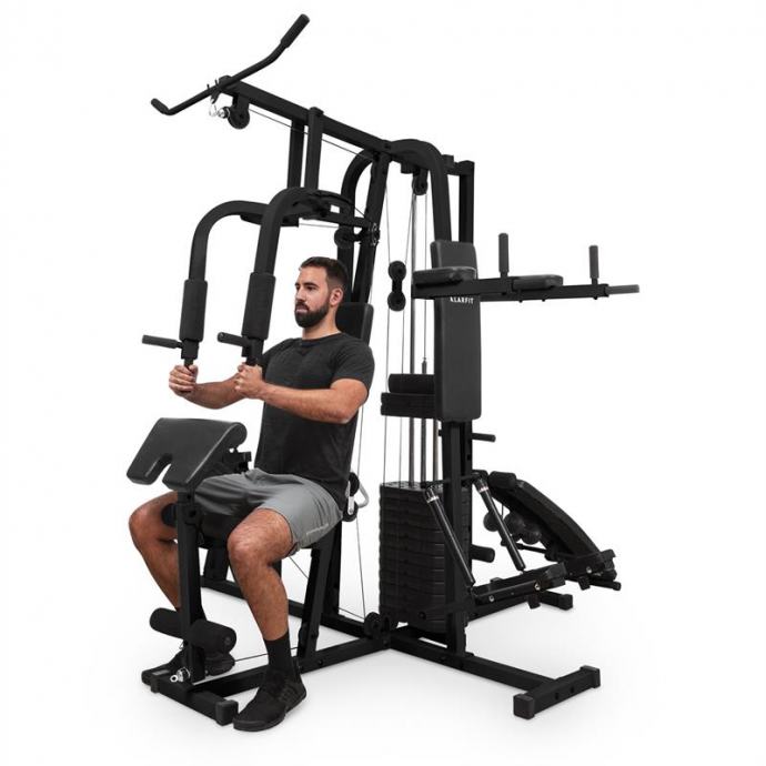 KLARFIT Ultimate Gym 9000, fitness naprava, 7 postaj, do 150 kg, QR je