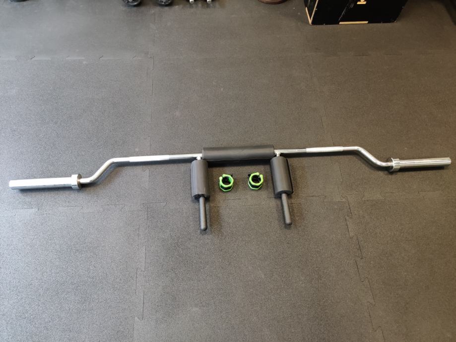 Safety Squat Bar (SSB) + jaw lock varovala