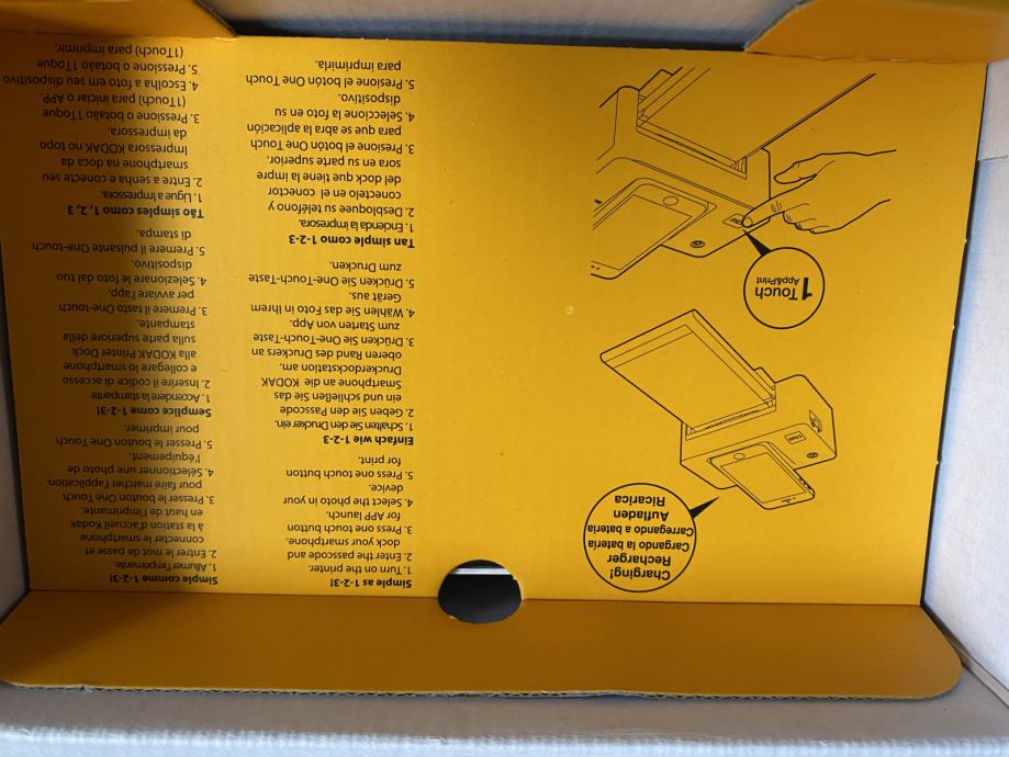 Kodak photo printer dock