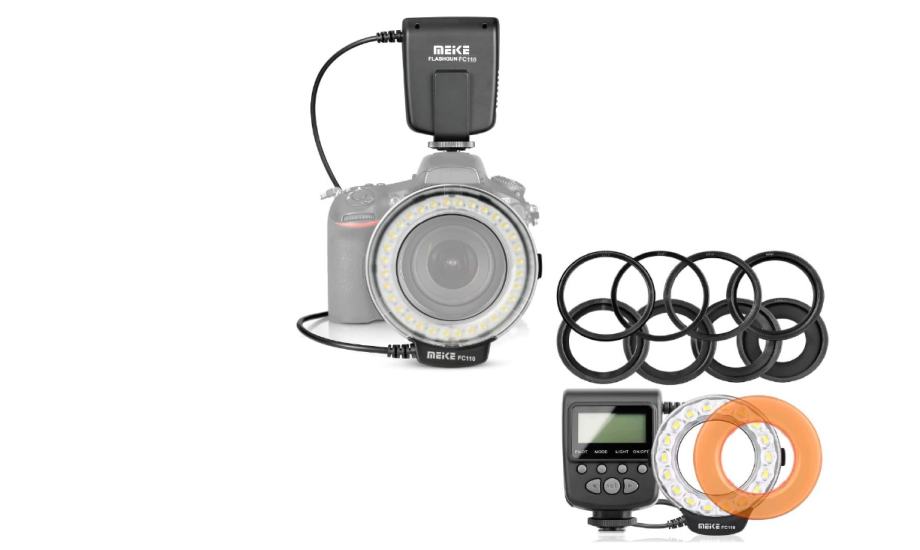 Meike FC110 LED Macro Ring Flash Light FC110