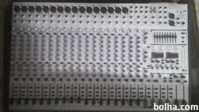24 kanalni mixer Eurodesk sl2442fx - pro, mešalna miza