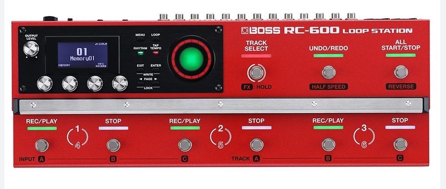 Looper BOSS RC 600 + BOSS FS 6