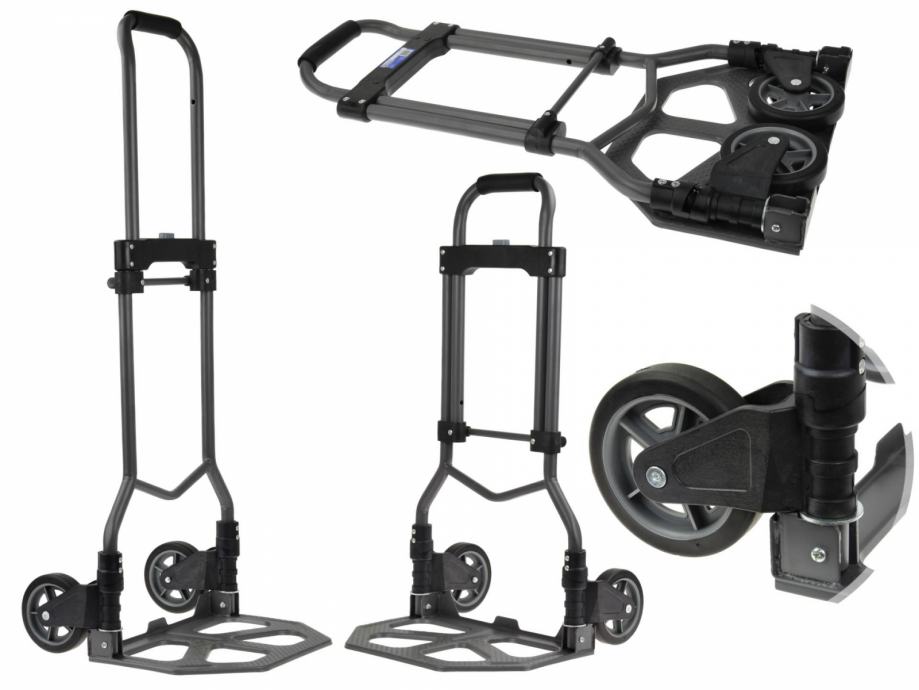 Močan zložljiv transportni voziček do 60kg