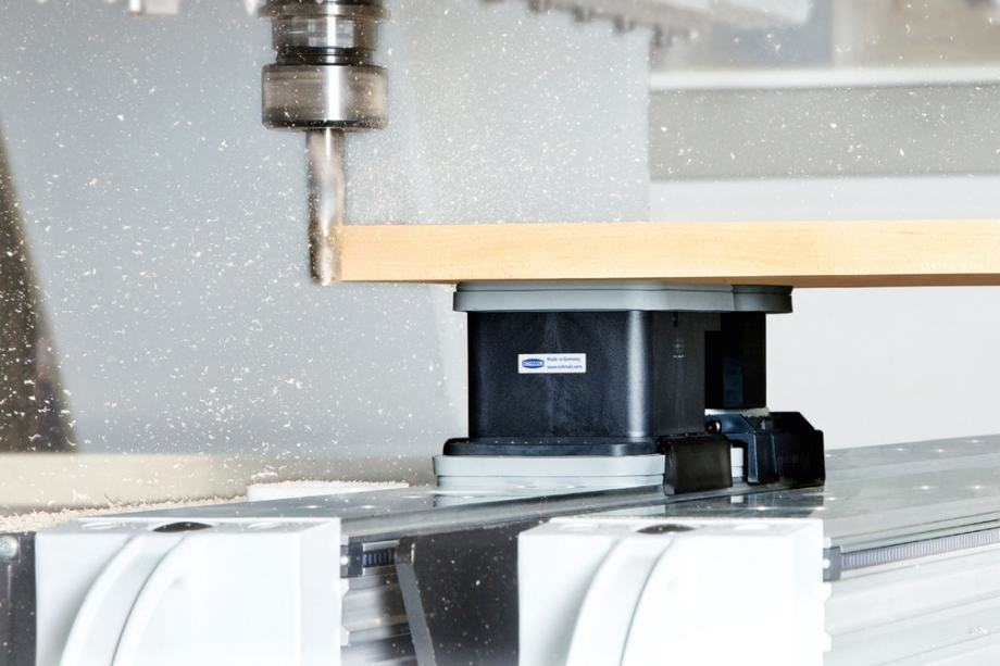 Vpenjalna oprema Schmalz za dvokrožne sisteme CNC strojev - prijemalke