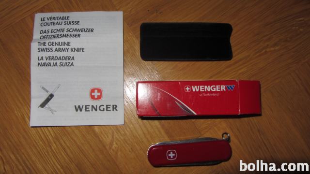 Švicarski nož Wenger + etui, NOV