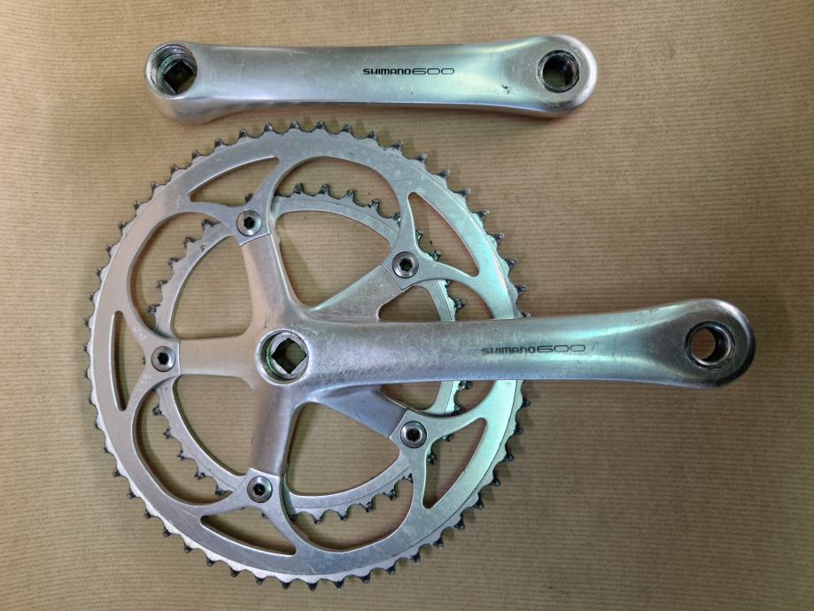Jeu De Bras Manivelle Shimano 600 FC 6400 - 170 Mm - Vintage 1991 - Compatible 105, Ultegra