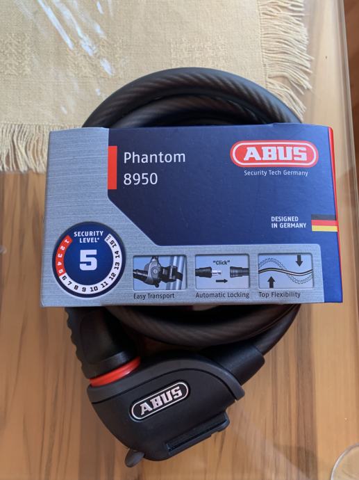 Ključavnica ABUS Phantom 8950 ORIGINAL NOVO