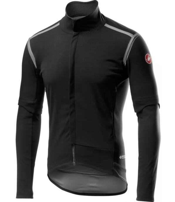 Kolesarska jakna Castelli Perfetto ROS Convertible Jacket all black S