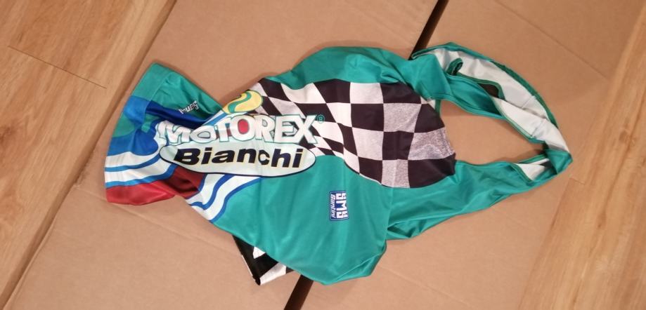 Cuissard cycliste Bianchi Motorex SMS Santini Hiver vintage cycling
