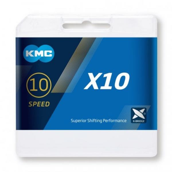 KTM K VERIGA KMC X10 10P SILVER/BLACK 114L