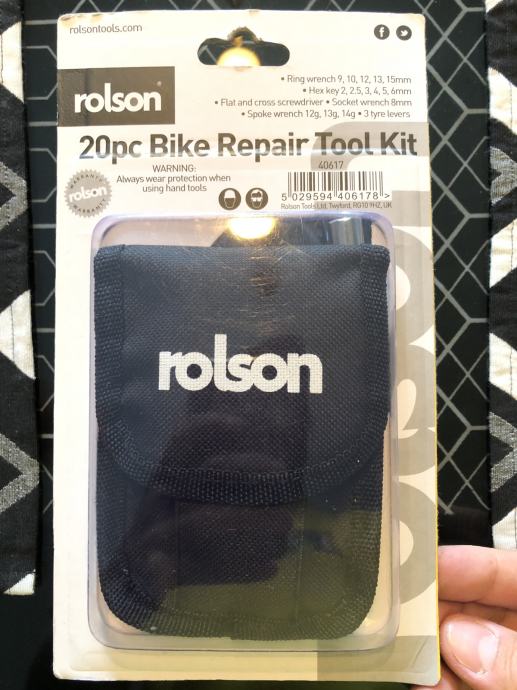 Večnamensko kolesarsko orodje - MULTITOOL - Rolson, NOVO!