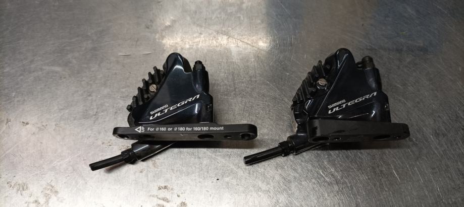 Shimano Ultegra R8070 Hydraulic Di2 STI with R8070 Flat Mount Calipers