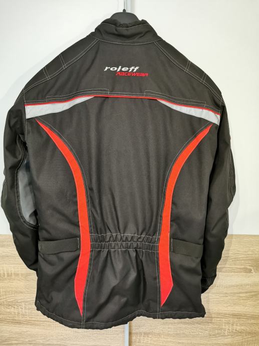 Roleff Racewear 451KXL Pantaloni Moto in Tessuto, Nero, KXL
