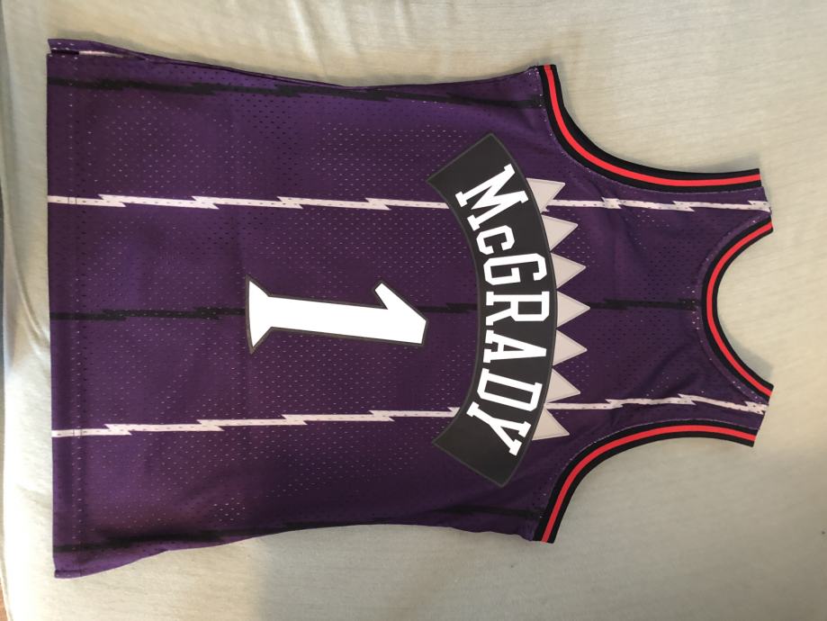 Tracy McGrady Toronto Raptors throwback Mitchell & Ness dres