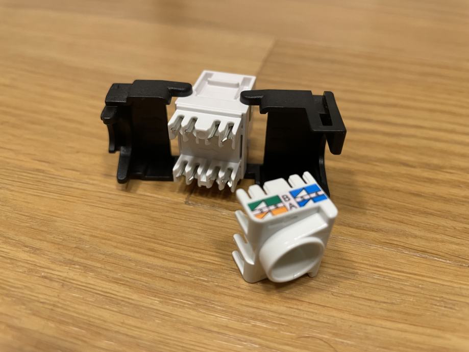 SCHRACK Keystone Modul, RJ45, TOOLLESS LINE, neoklopljen, kat.6, (SFA)