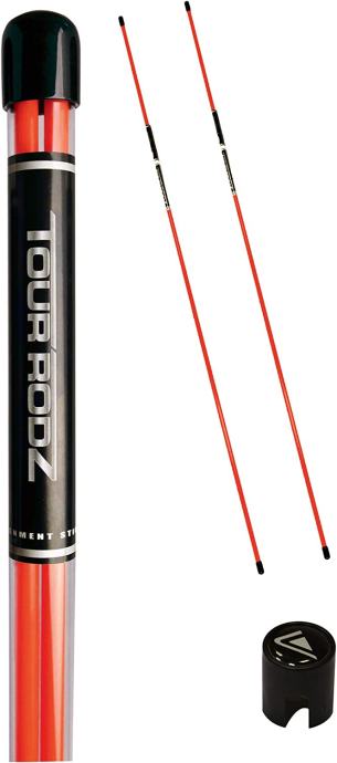 Longridge Golf palice za vadbo golfa, originalno zapakirane (rdeče)